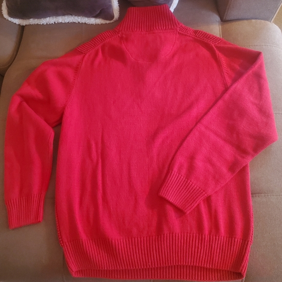 Waffle Weave Button High Collar Sweater NWT - Picture 5 of 14